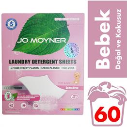 Jo Moyner Bebek Çamaşır Deterjanı Doğal Organik Yaprak Deterjan Kokusuz 40 Kullanım
