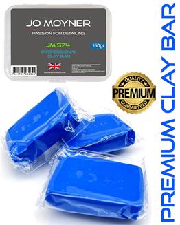 Jo Moyner Clay Bar Kil Hamuru Boya Metal Cam Yüzey Temizleme Kil Hamuru Medium Blue 3x50Gr