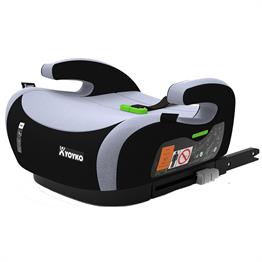 Jo Moyner Isofix Bağlantılı 15-36 Kg Oto Koltuğu Yükseltici Booster Gri
