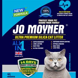 Jo Moyner Premium Erken Teşhis Formüllü Renk Değiştiren Silika Kristal Kedi Kumu 4 Lt