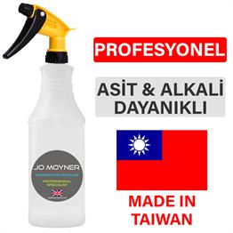 Jo Moyner Profesyonel Kimyasala Dayanıklı Sprey Şişe Sarı Siyah 750ml. Ölçekli Taiwan ithal