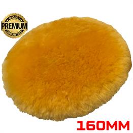 Jo Moyner Yün Polisaj Pedi/Keçesi-Çizik Giderici-160mm-Kuzu Postu Araç Pasta Cila Keçesi Anti Heat Teknolojisi