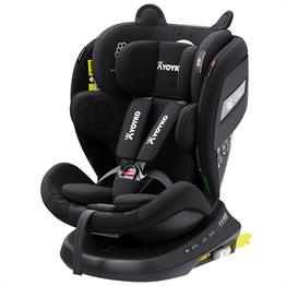 Yoyko Bear Dönebilir Yatabilir 0-36 Kg Oto Koltuğu ISOFIX/SIP/LATCH Siyah