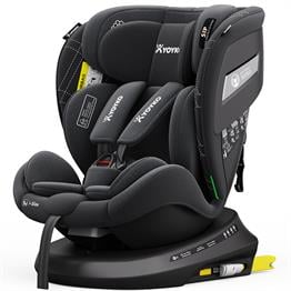 Yoyko Rich i-Size Alarmlı Dönebilir Yatabilir 0-36 Kg Oto Koltuğu ISOFIX/SIP/LATCH Siyah