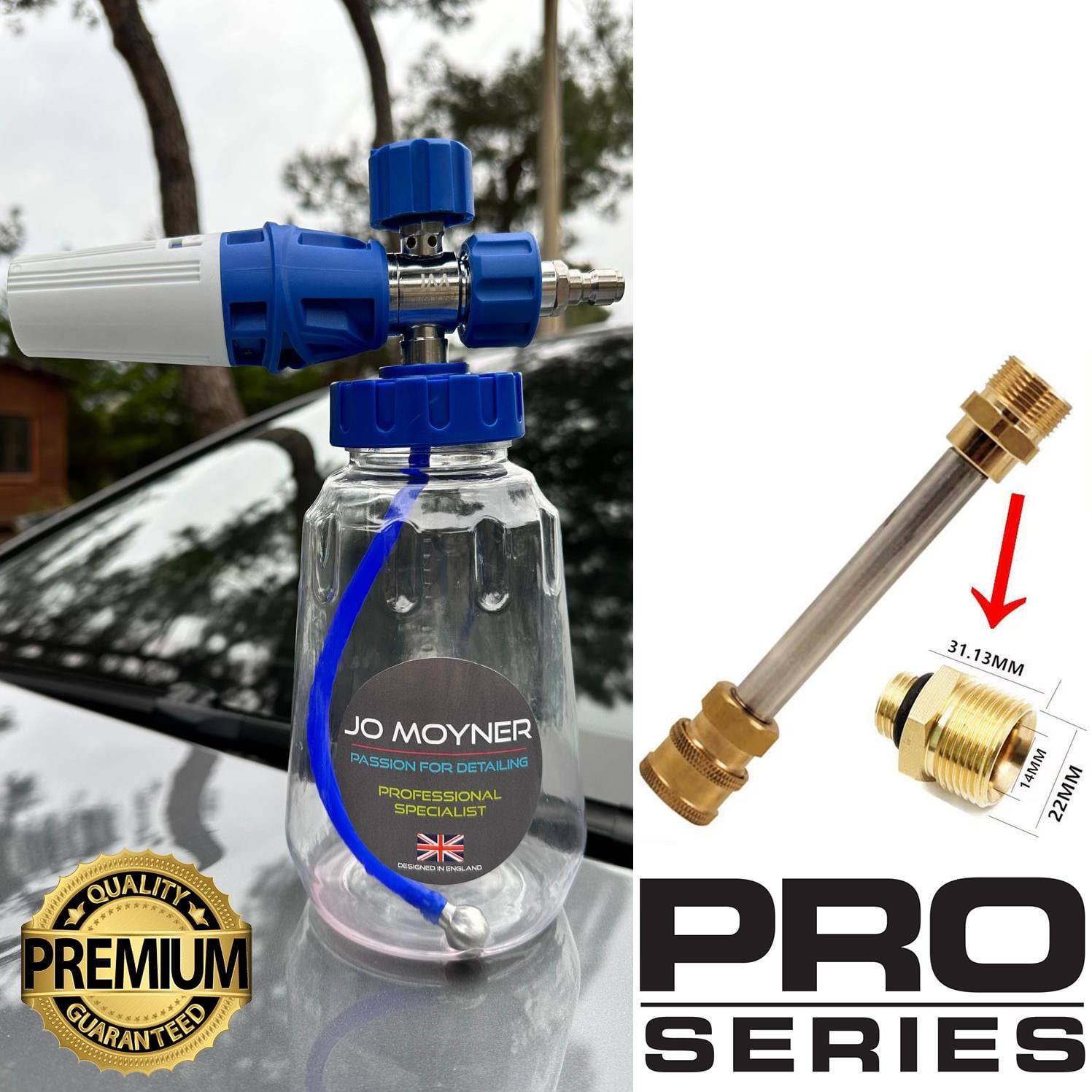 Jo Moyner Blue Tiger Foam Lance M22/14 Uyumlu Köpük Tabancası 1000ml