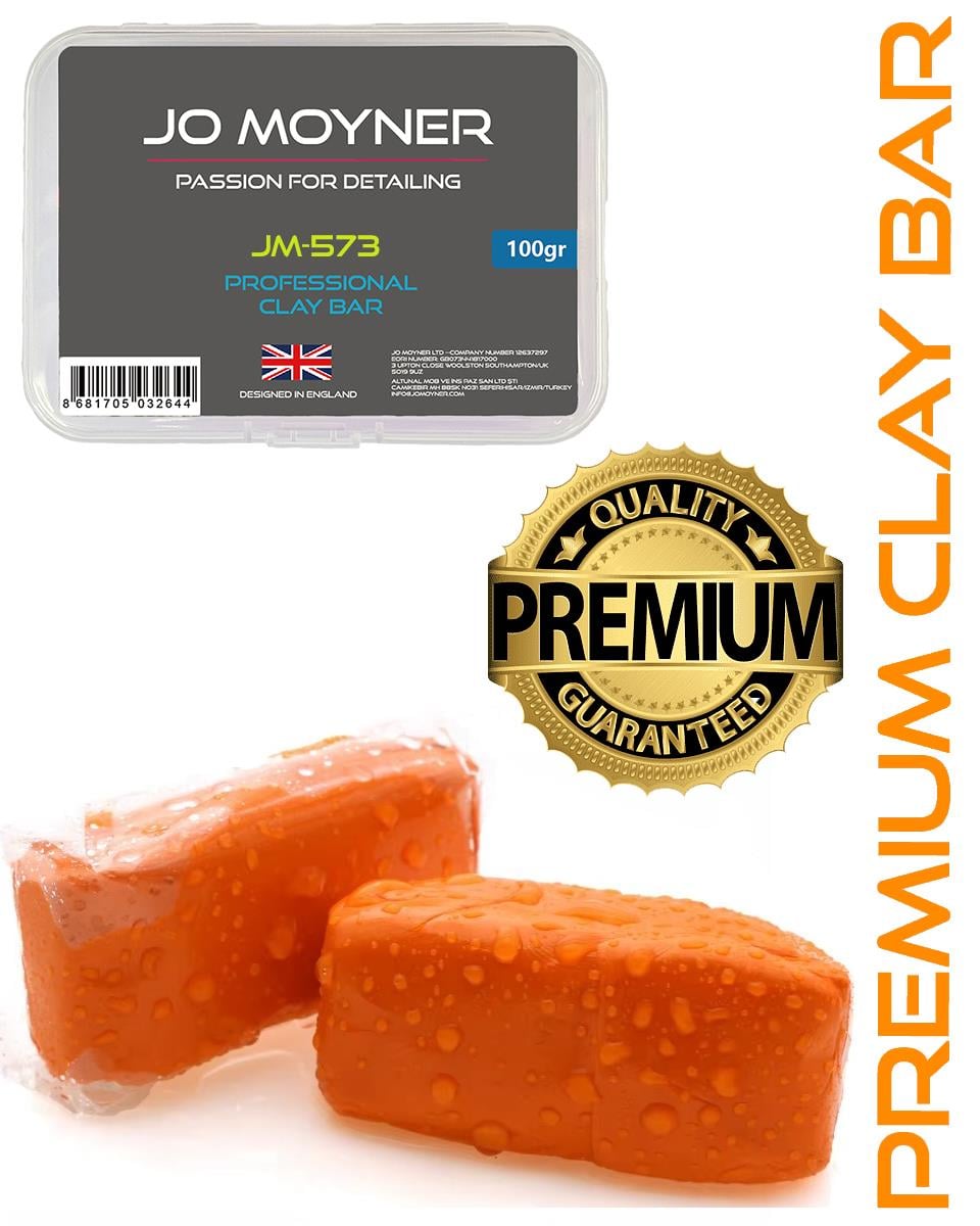 Jo Moyner Clay Bar Kil Hamuru Boya Metal Cam Yüzey Temizleme Kil Hamuru Medium Orange 2x50Gr