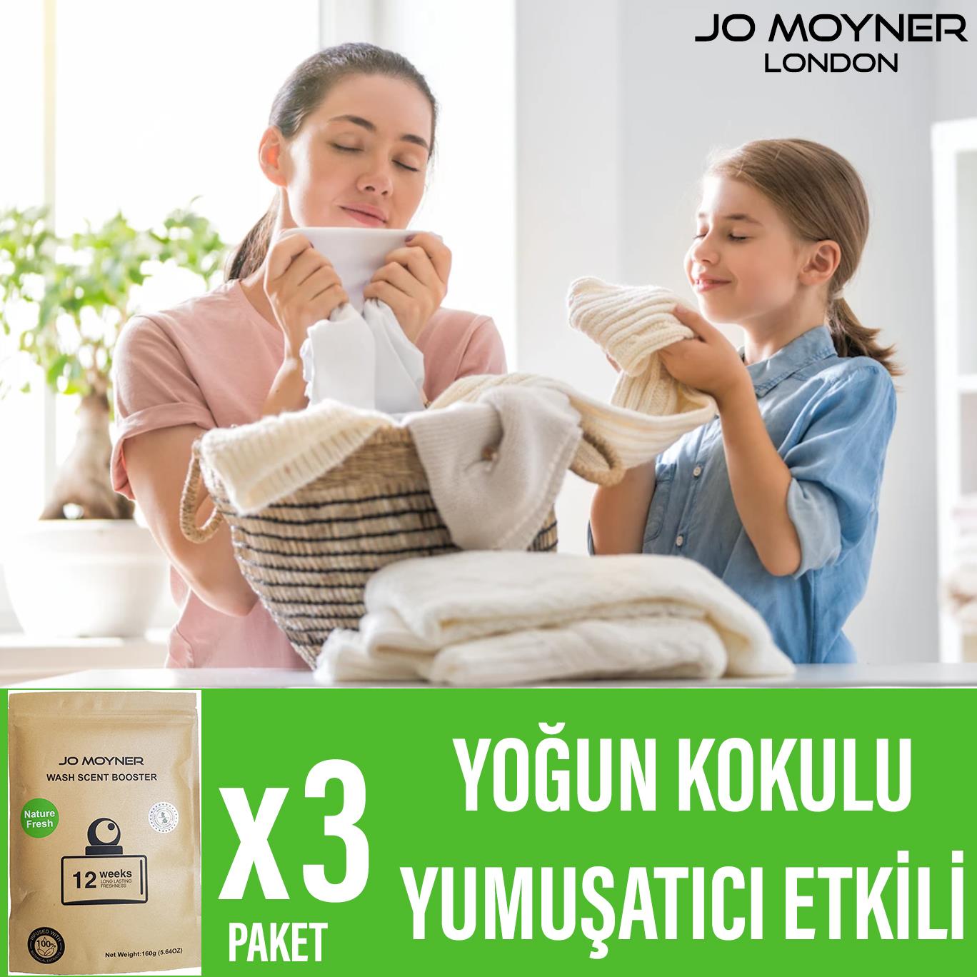 Jo Moyner Granül Çamaşır Parfümü Boncuk Çamaşır Yumuşatıcısı Konsantre Taze Bahar 45 Kullanım