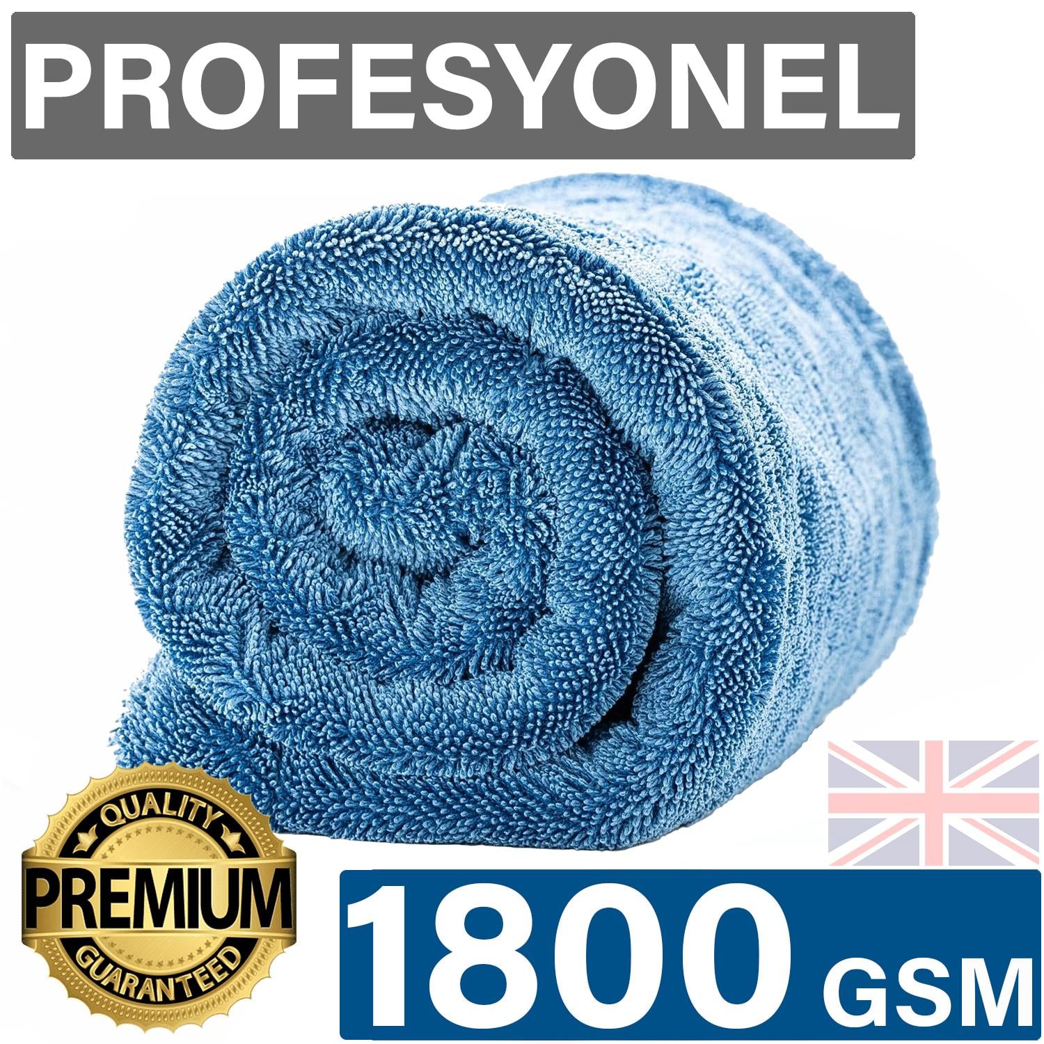 Jo Moyner Mikrofiber Oto Kurulama Havlusu Araç Kurulama Bezi Araba Temizlik Havlusu 1800 Gsm 50X80 cm