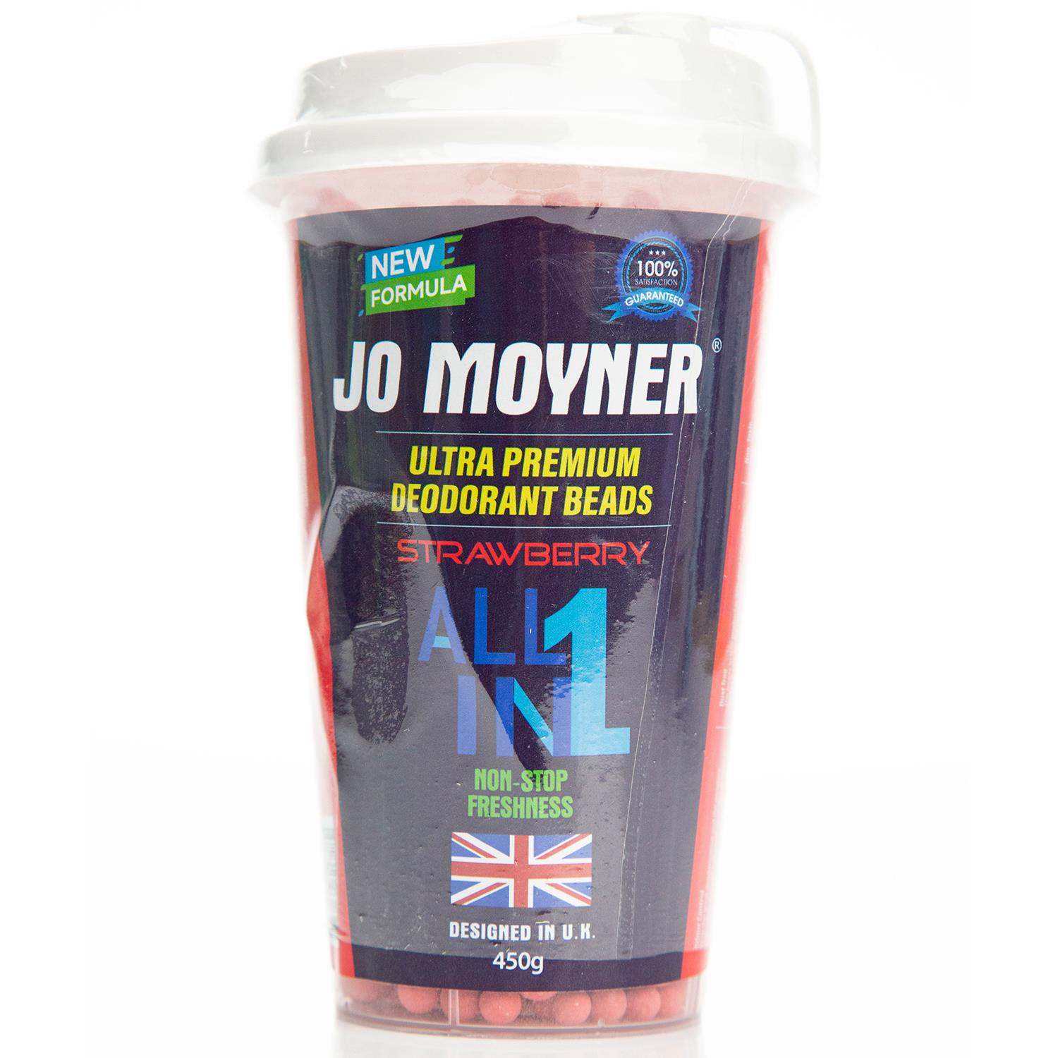 Jo Moyner Premium Kedi Kumu Koku Giderici Kedi Tuvaleti Koku Önleyici Doğal Bentonit Çilek Kokulu 450Gr