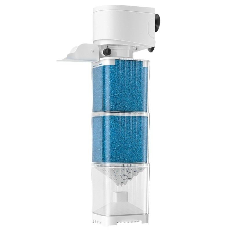 Jingye Akvaryum Köşeli Şeffaf İç Filtre Beyaz 35W, 1500L/H