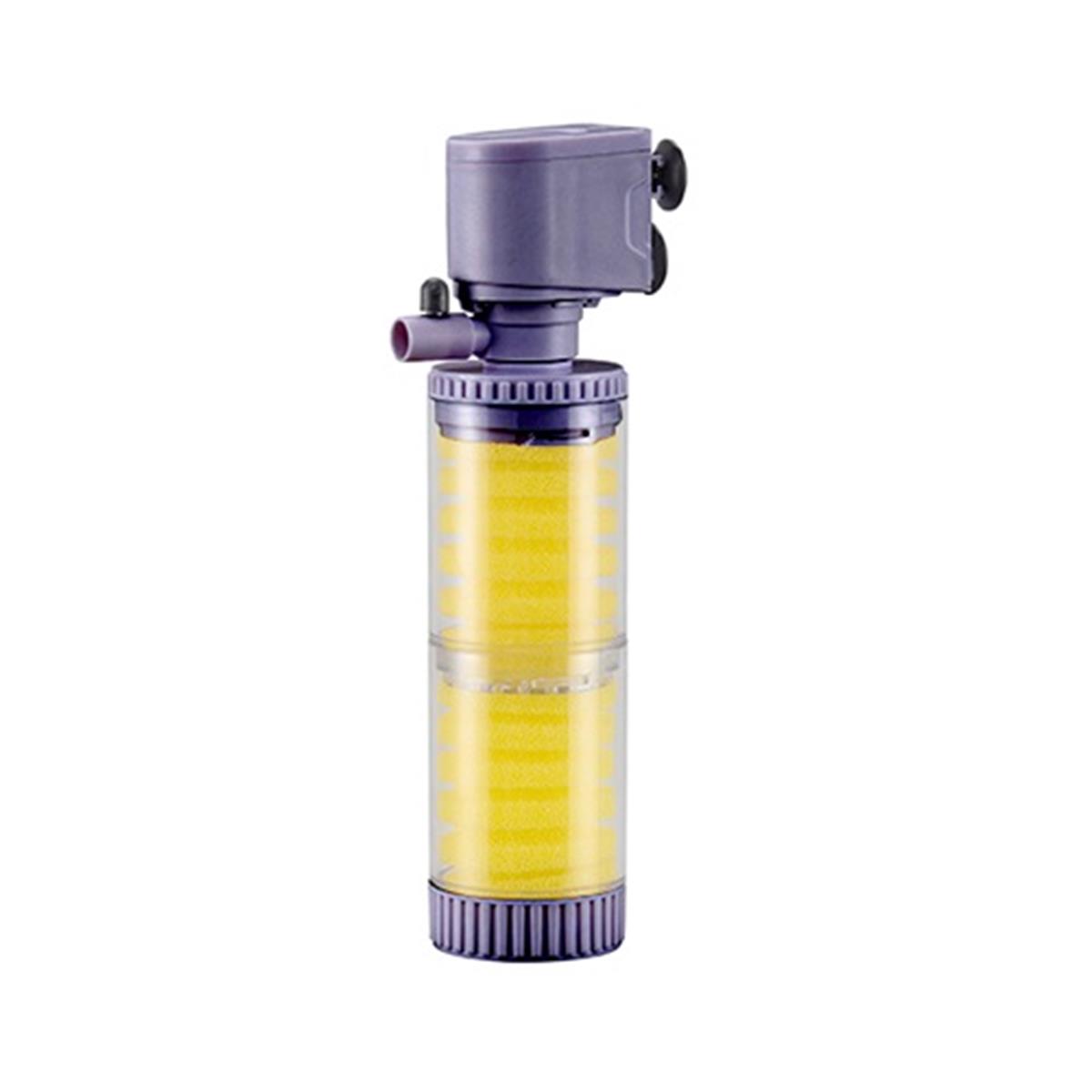 Jingye Akvaryum Şeffaf İç Filtre Siyah 10W, 600L/H