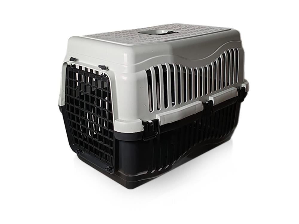 Zampa Kedi Köpek Taşıma Box Büyük Boy (Metal Kapılı) 63x45x45 cm