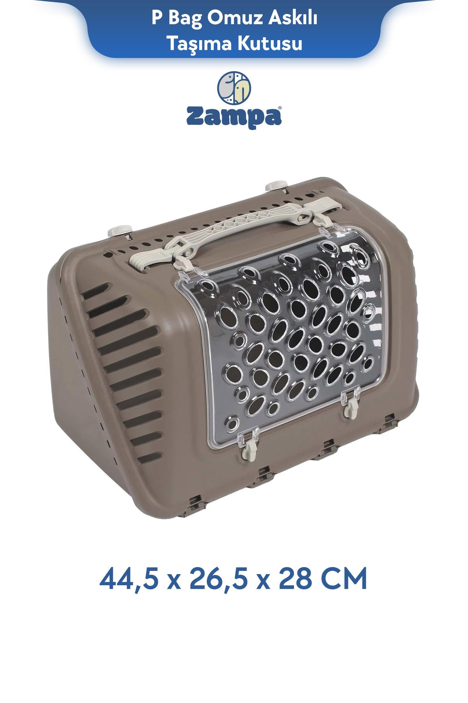 Zampa Plus P Bag, Omuz Askılı Taşma Kutusu 44,5x26,5x28 cm