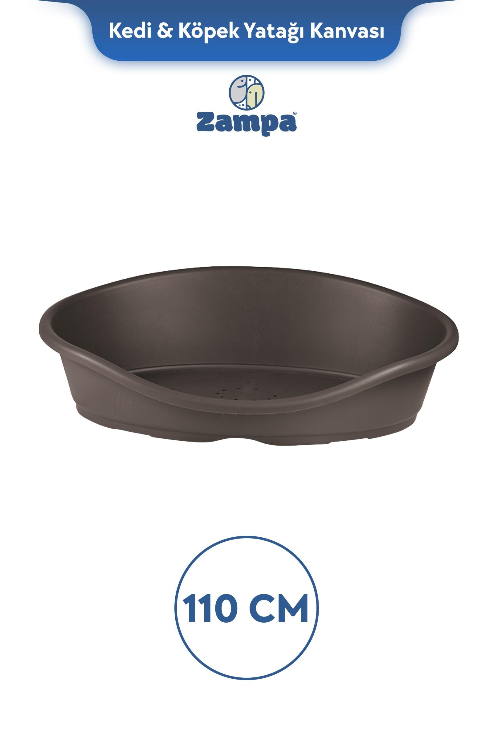 Zampa Plus Toffee Plastik Kedi & Köpek Yatağı 5 - 110cm Moka