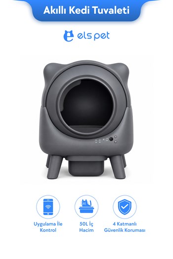 ELS PET SEVİMLİ OTOMATİK KEDİ TUVALETİ