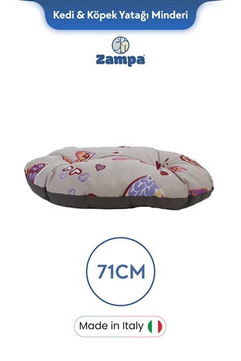 Zampa Plus Gena Kedi & Köpek Minderi Karışık Renkli 3 - 71x51x11 cm