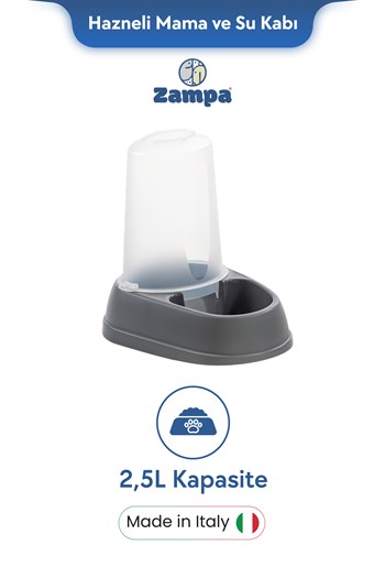 Zampa Plus Mangia E Bevi Hazneli Mama & Su Kabı 2.5L