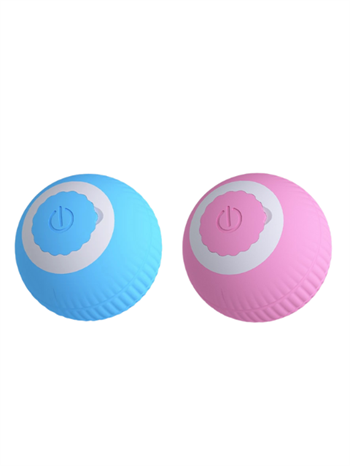 Zampa Şarjlı Hareketli Kedi Oyun Topu, 4cm, Mavi, Pembe