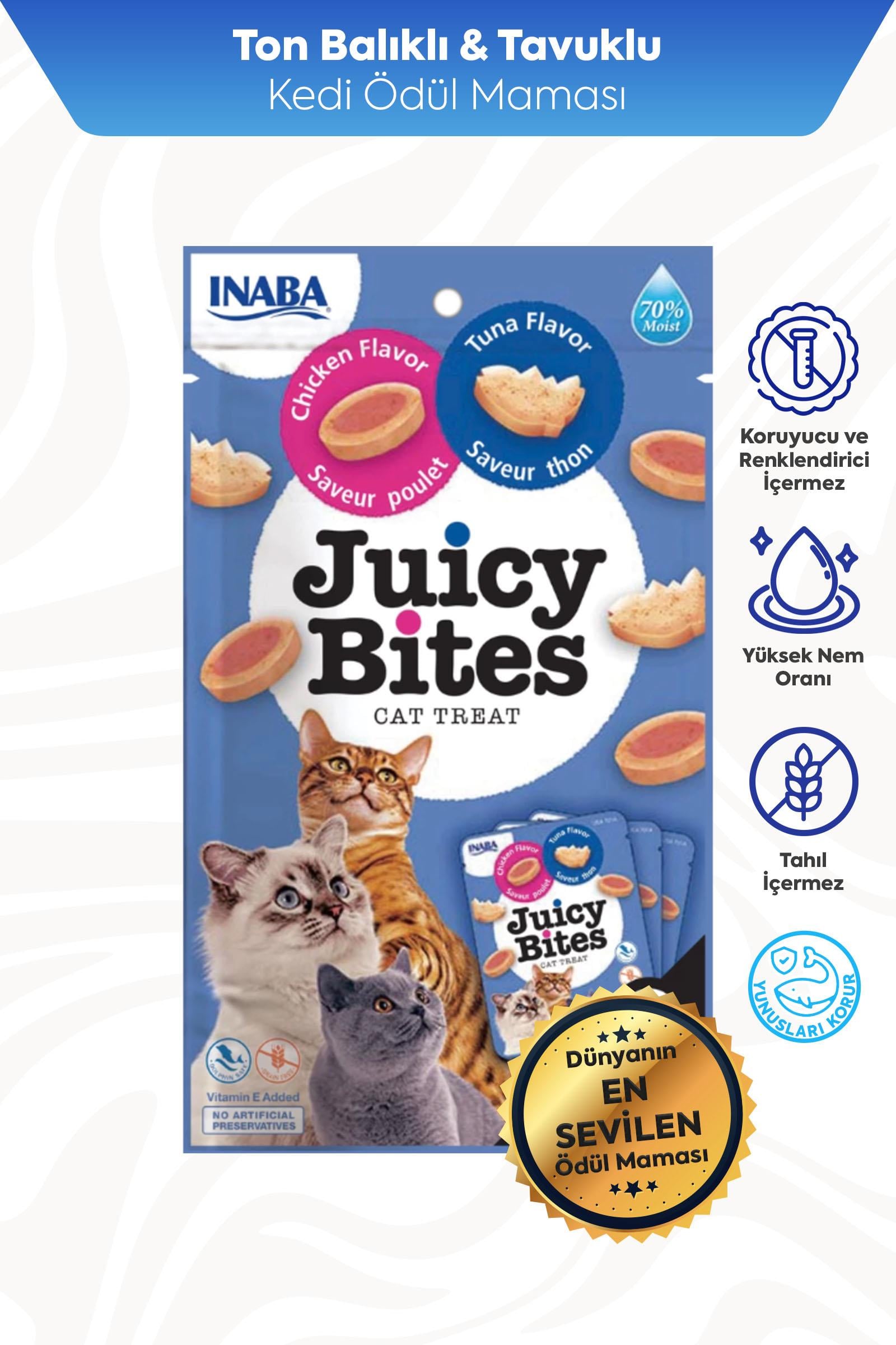 Inaba Juicy Bites Chicken and Tuna Cat Treats
