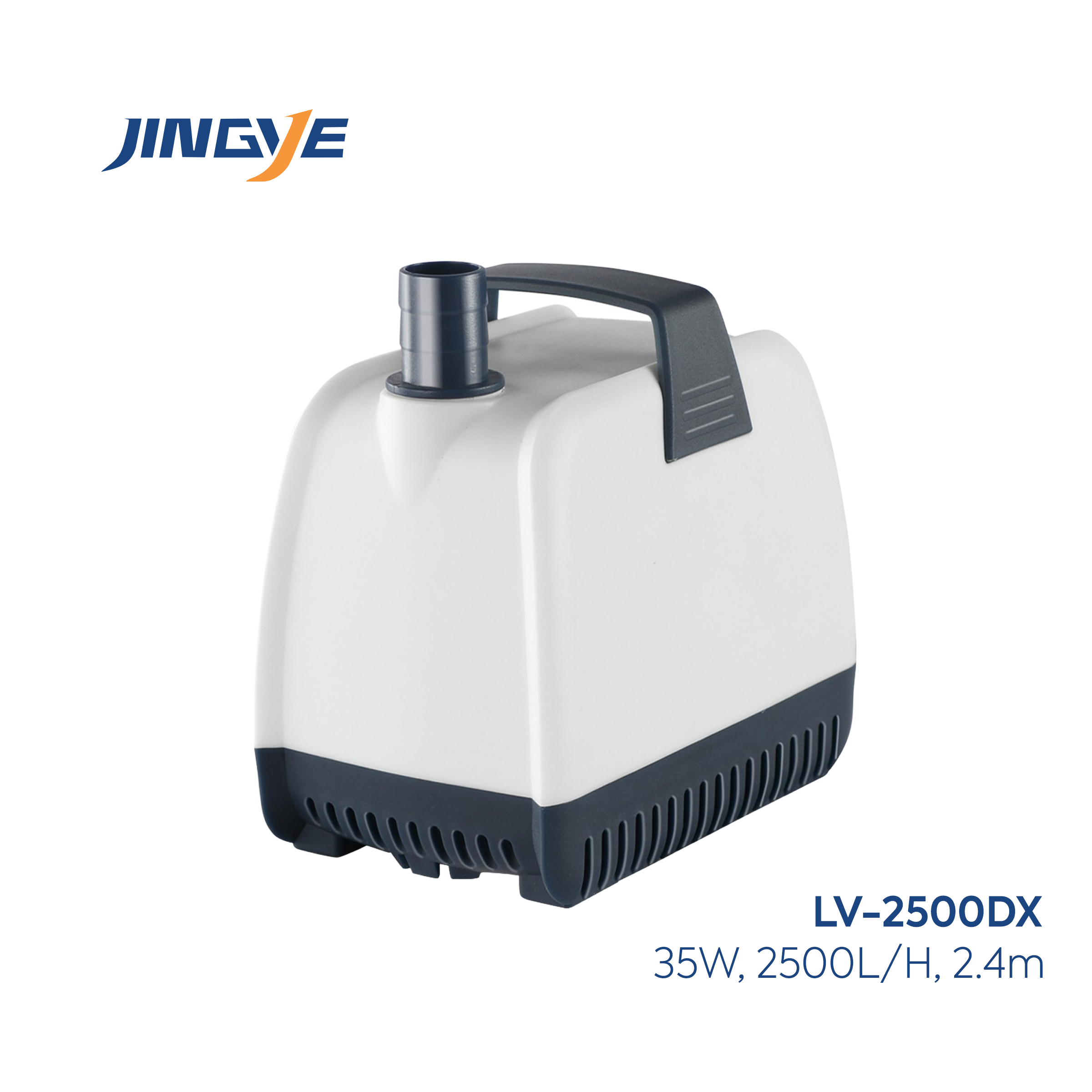 Jingye Akvaryum Dalgıç Filtre Pompası 35W, 2500L/H, 2.4m