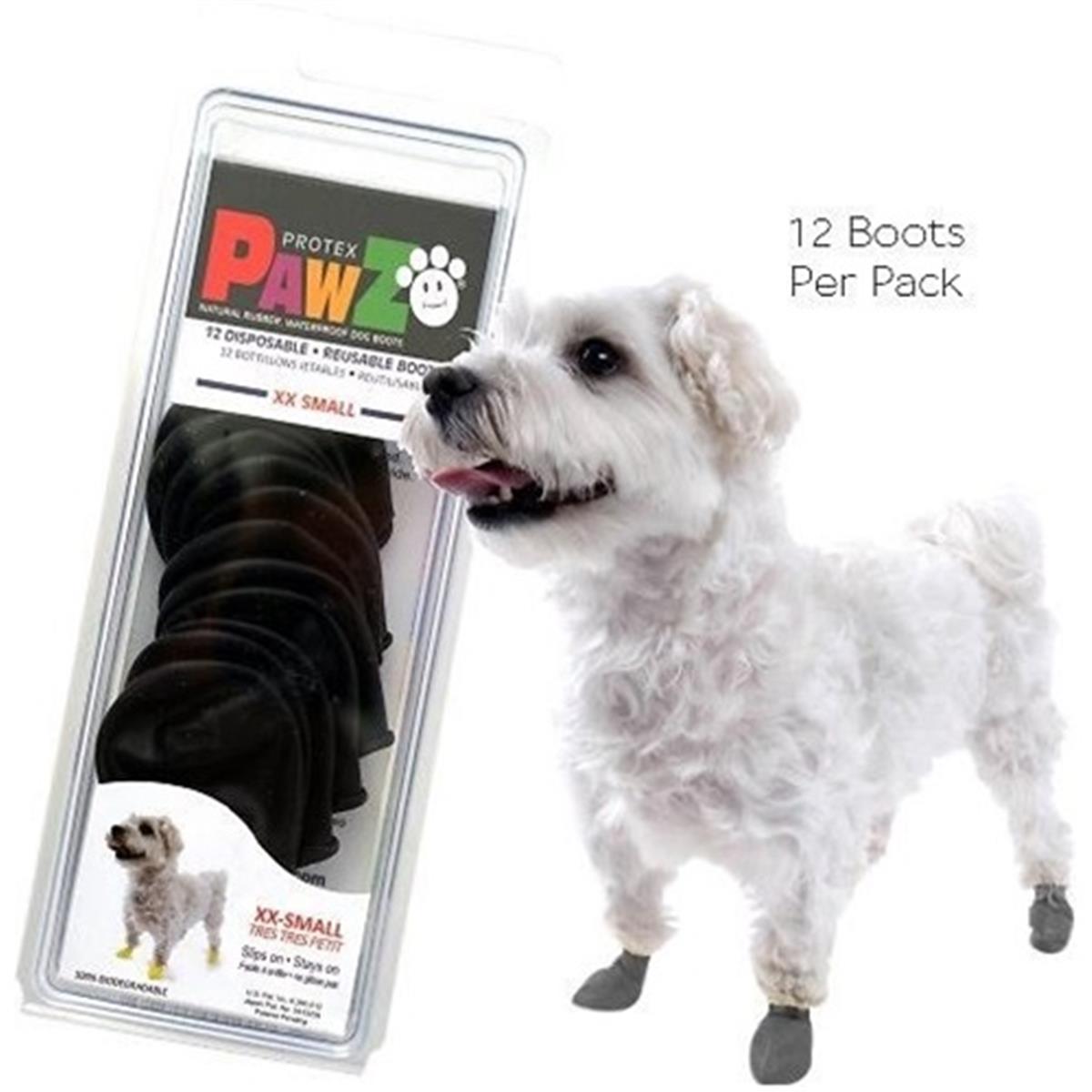 Pawz Siyah XXSmall Köpek Galoşu