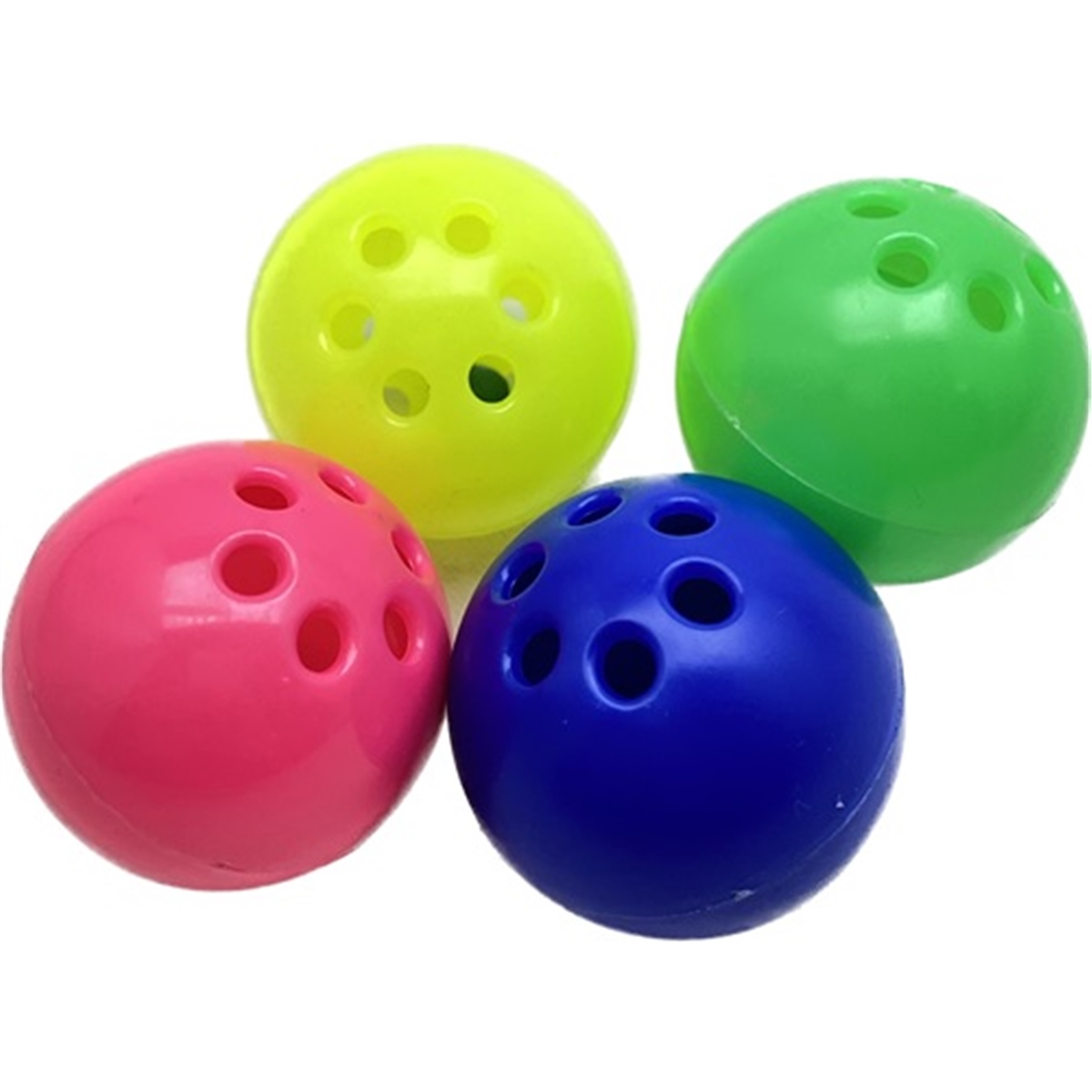 Zampa 4 cm Çıngıraklı Delikli Top Kedi Oyuncağı 4 lü