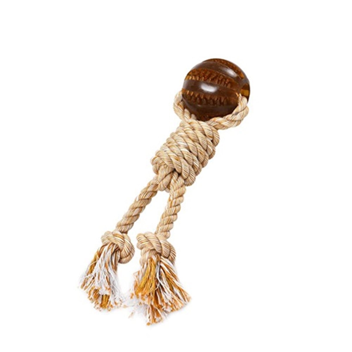 Zampa Dental Toplu Diş İpi Köpek Oyuncağı, Kahverengi 26 Cm