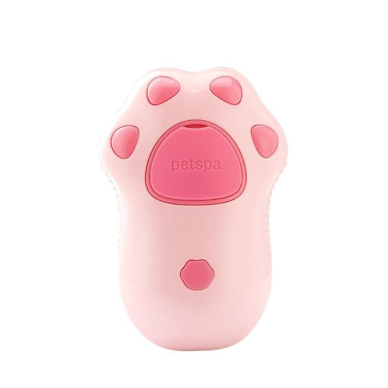 Zampa Kedi Patisi Tasarımlı Buharlı Kedi Tarağı 7x10 cm, Pembe, Kahverengi
