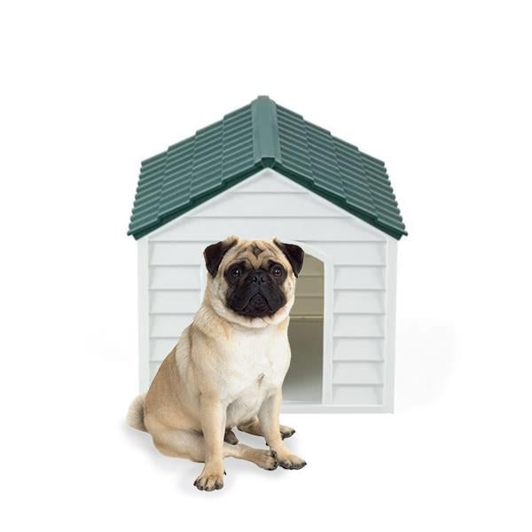 Zampa Plastik Pet Kulube Dış Mekan Suya Dayanıklı 64x62 cm