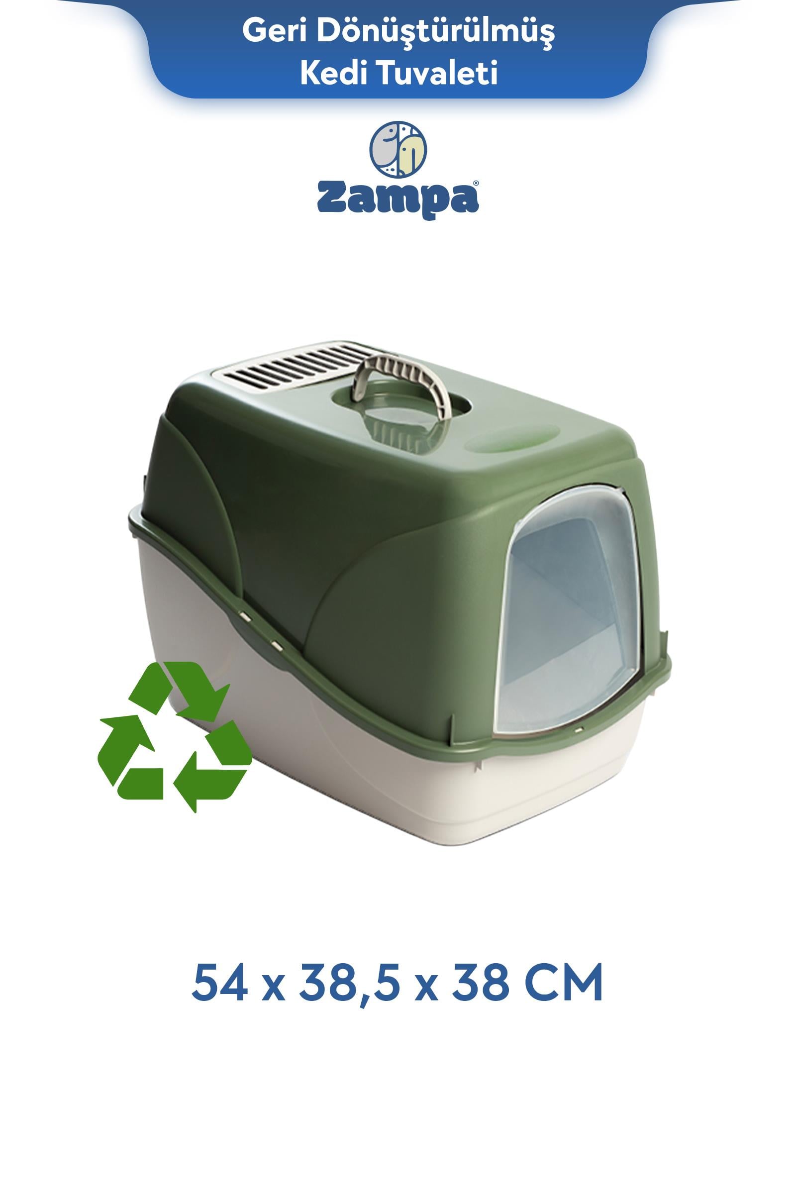 Zampa Plus Buffy Kedi Tuvaleti - (Geri dönüştürülmüş)