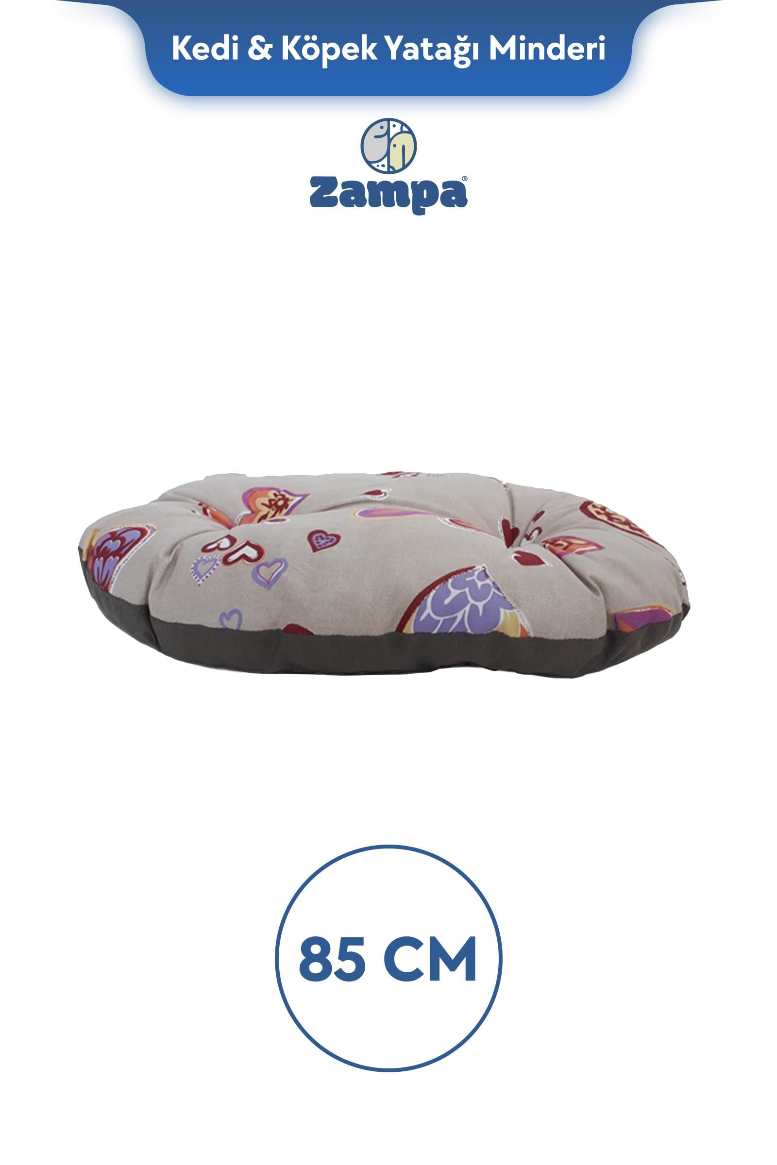 Zampa Plus Gena Kedi & Köpek Minderi Karışık Renkli 4 - 85x64x13 cm