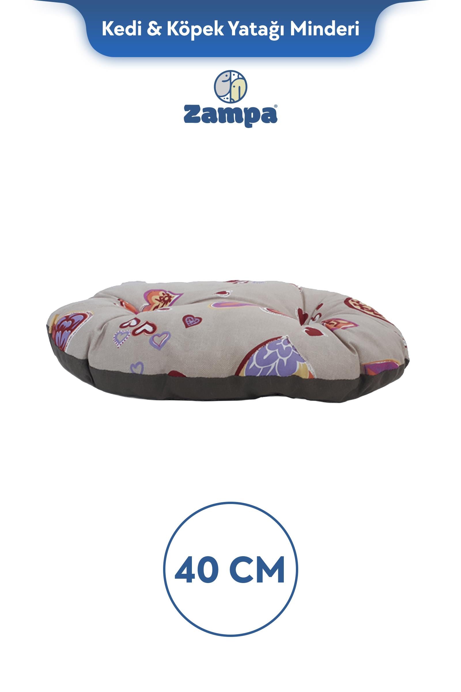 Zampa Plus Gena Kedi & Köpek Minderi Karışık Renkli 1 - 40x28 x11 cm