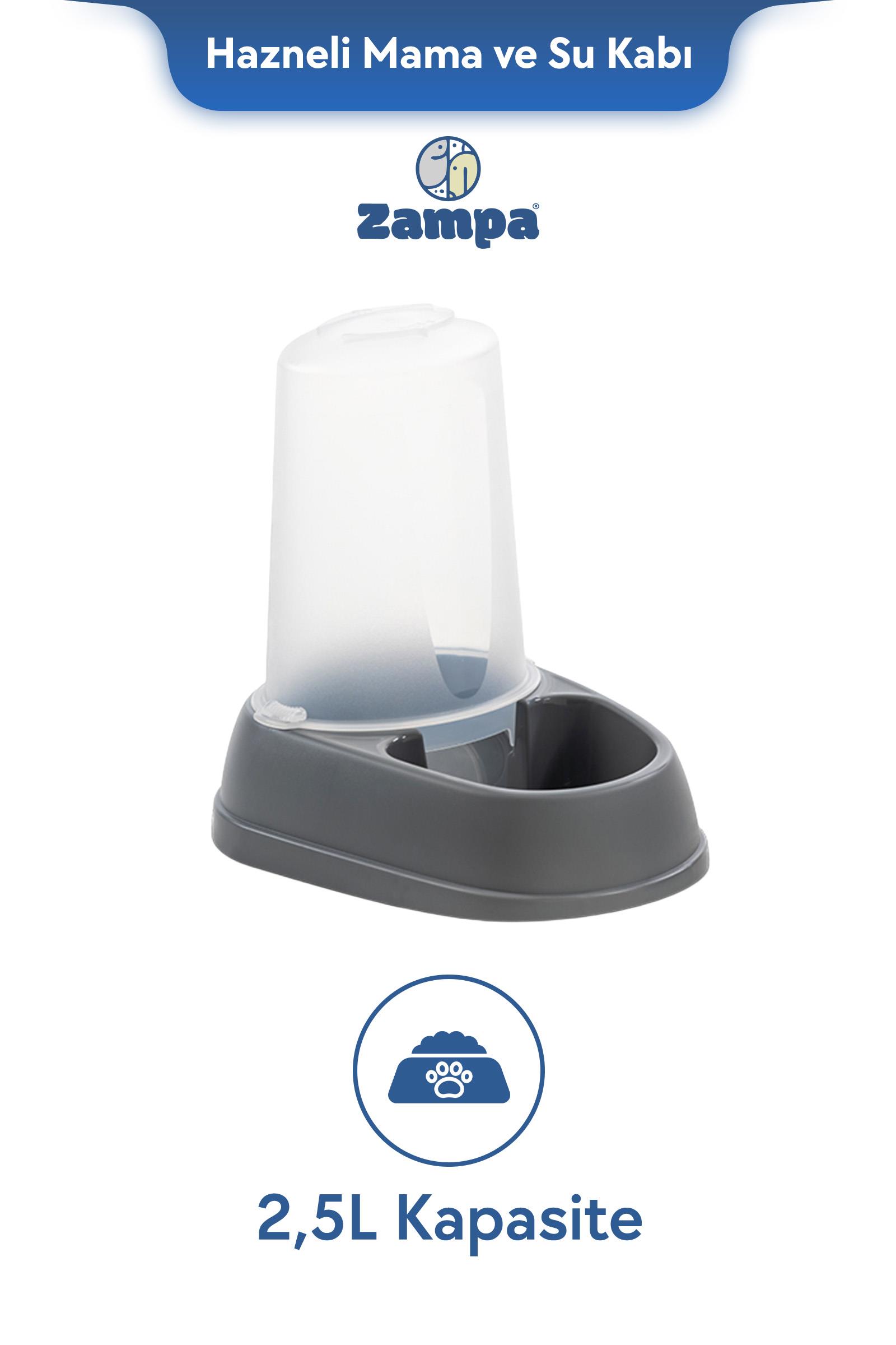 Zampa Plus Mangia E Bevi Hazneli Mama & Su Kabı 2.5L