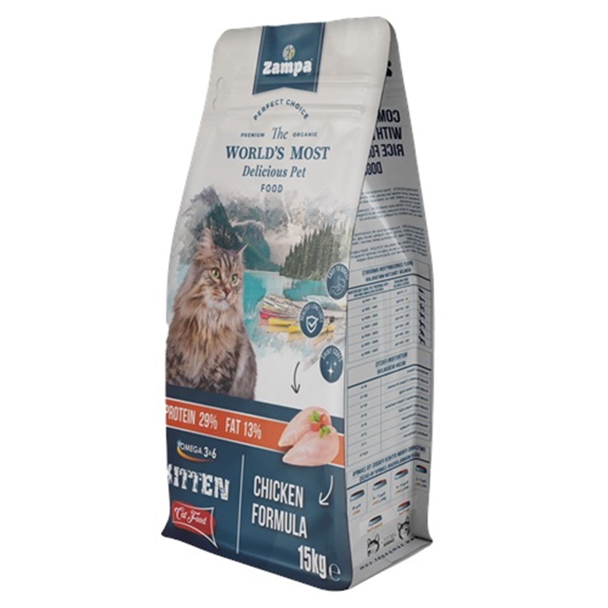Zampa Chicken Meat Kitten Food 15 Kg