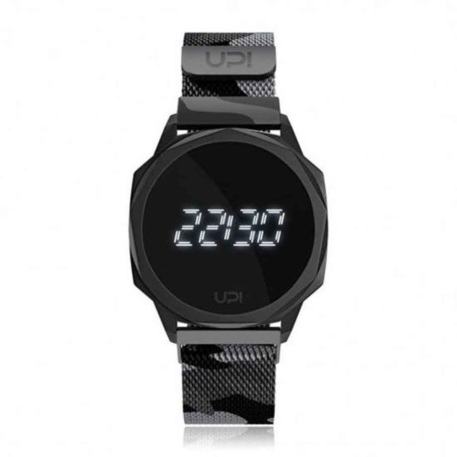 UPWATCH ICON BLACK CAMOUFLAGE LOOP BAND UNİSEX KOL SAATİ