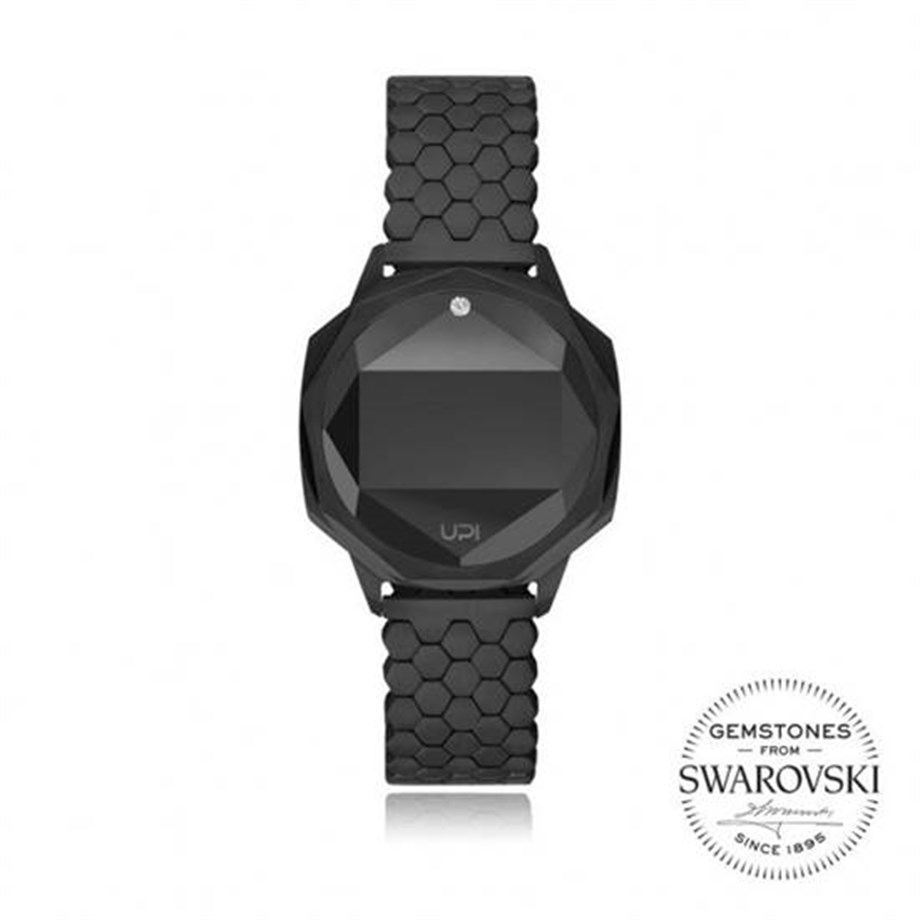 UPWATCH ICONIC BLACK ONE SET WITH SWAROVSKI® TOPAZ UNİSEX KOL SAATİ