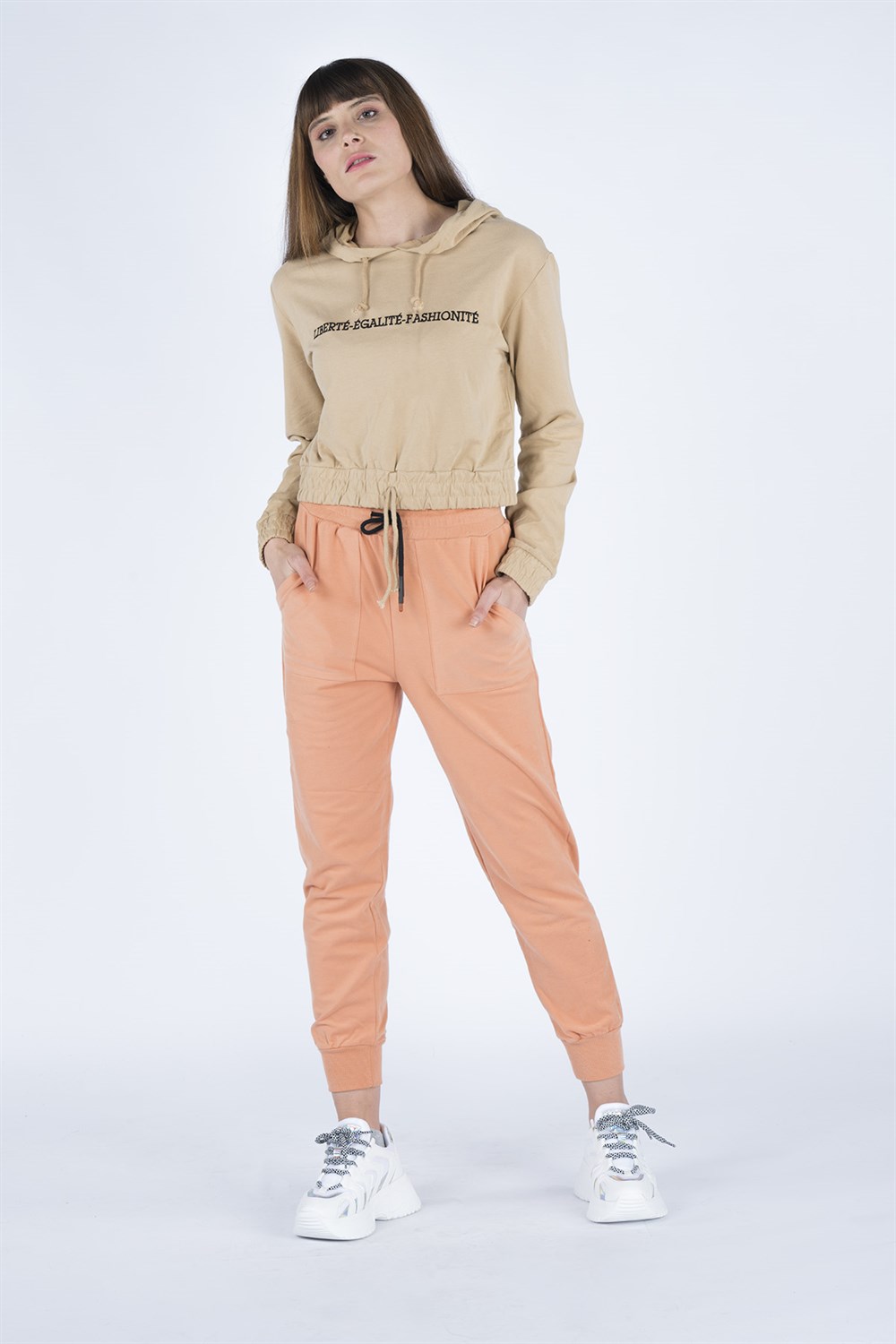 Kadın Eşofman Alt  Somon5911