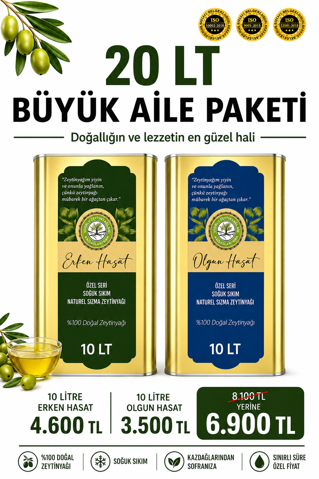 20 lt Büyük Aile Paketi