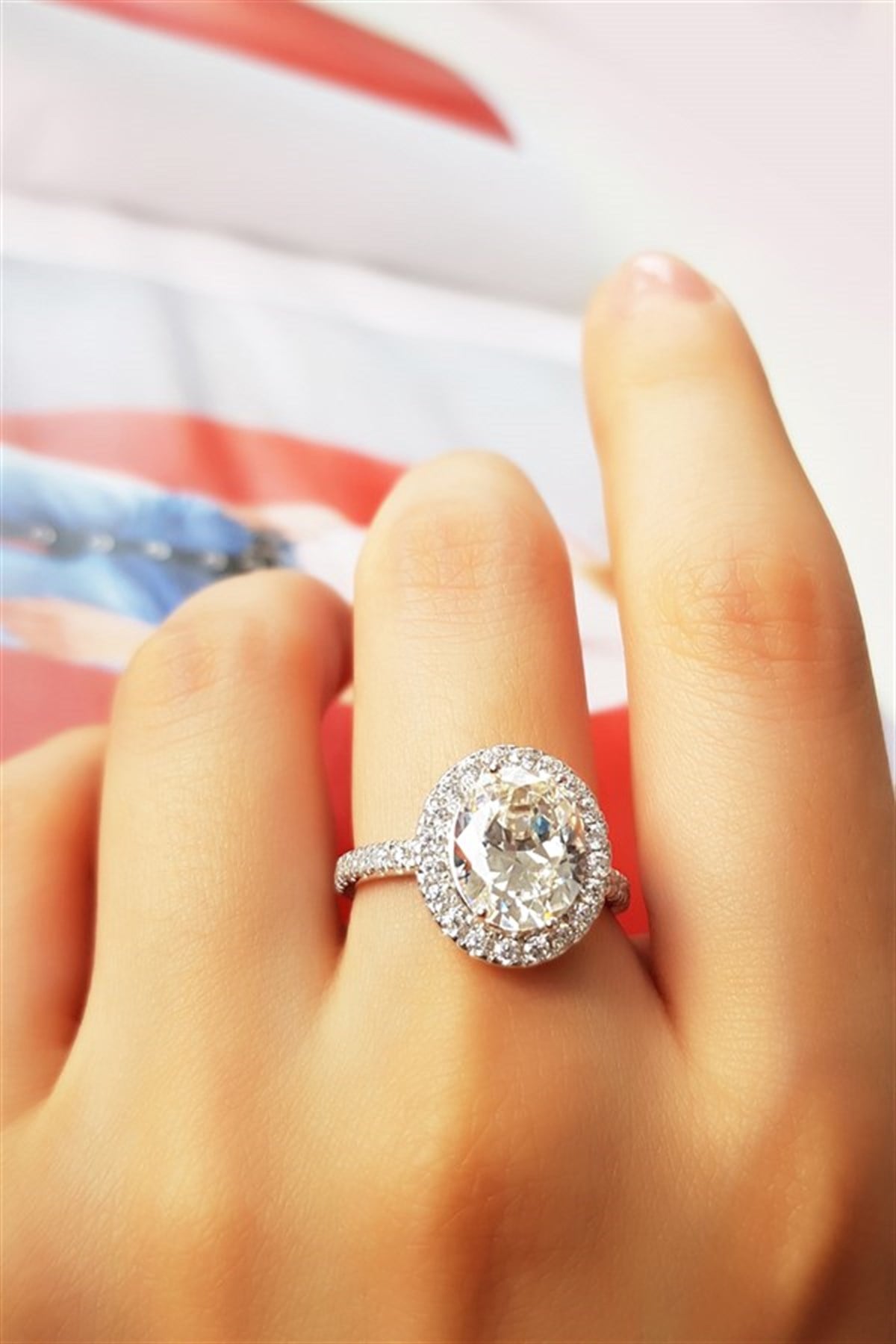 1.5 CT. G COLOR GÜMÜŞ YÜZÜK