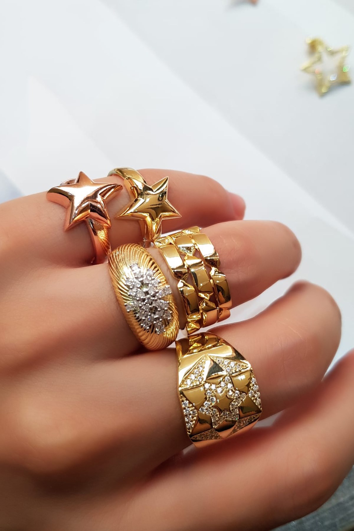BLOCKING WAY SILVER RING