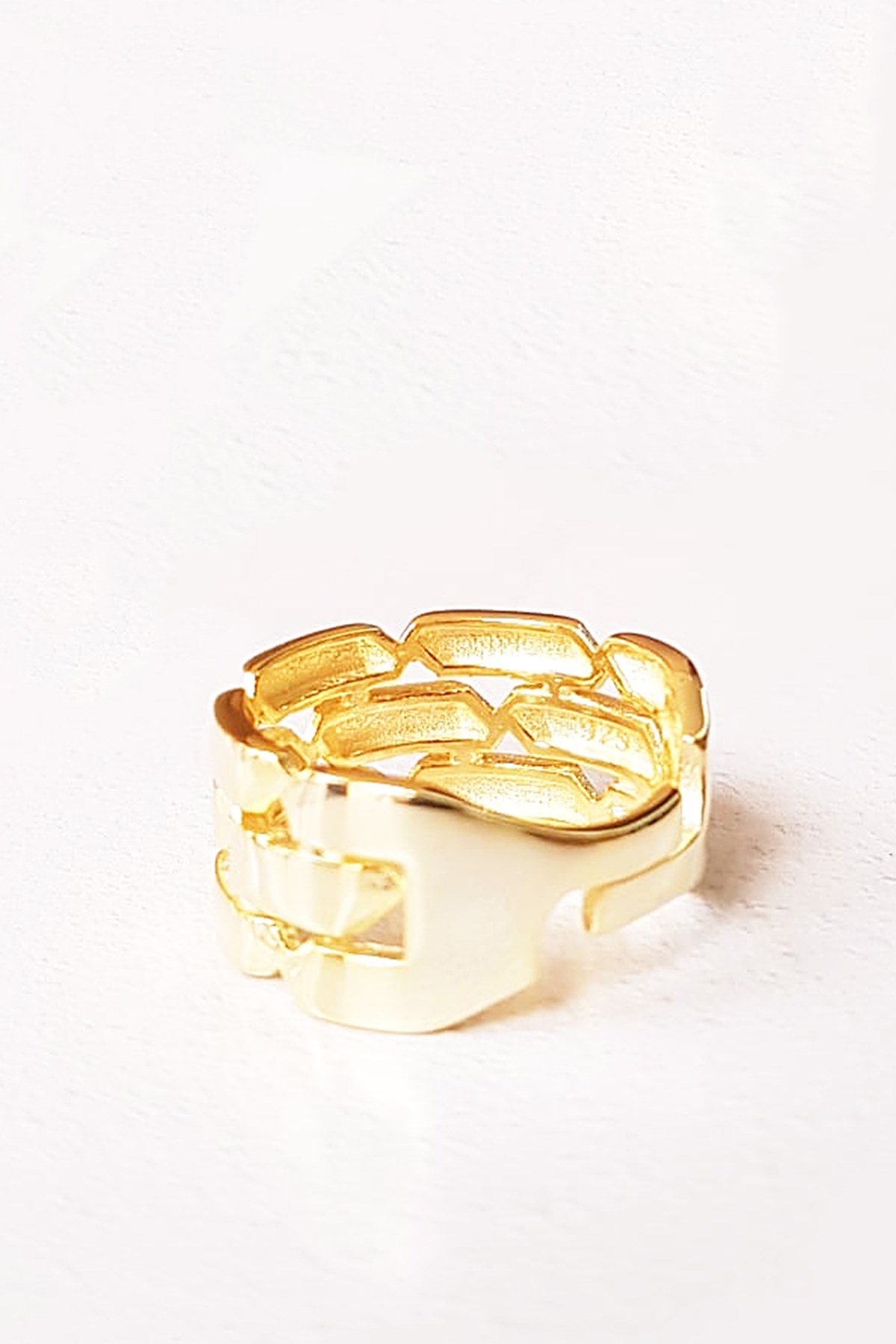 BLOCKING WAY SILVER RING