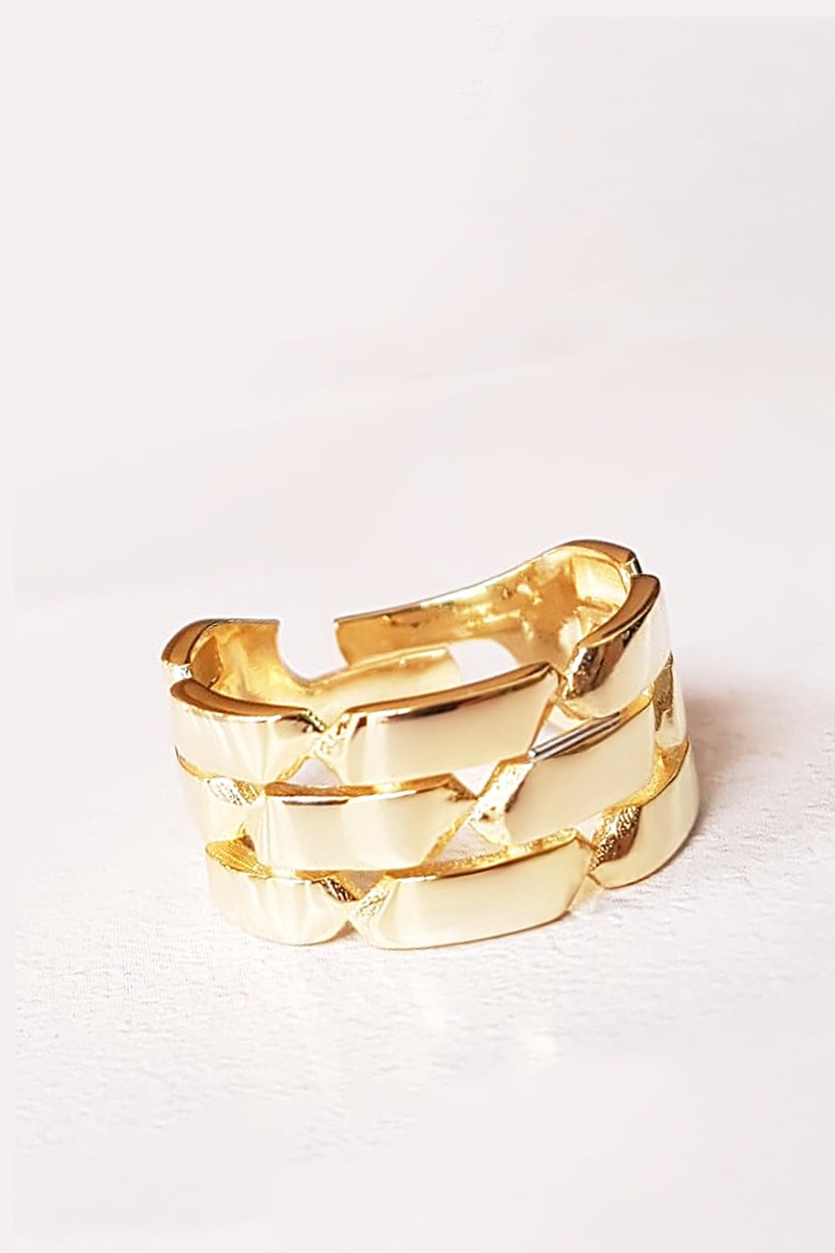 BLOCKING WAY SILVER RING