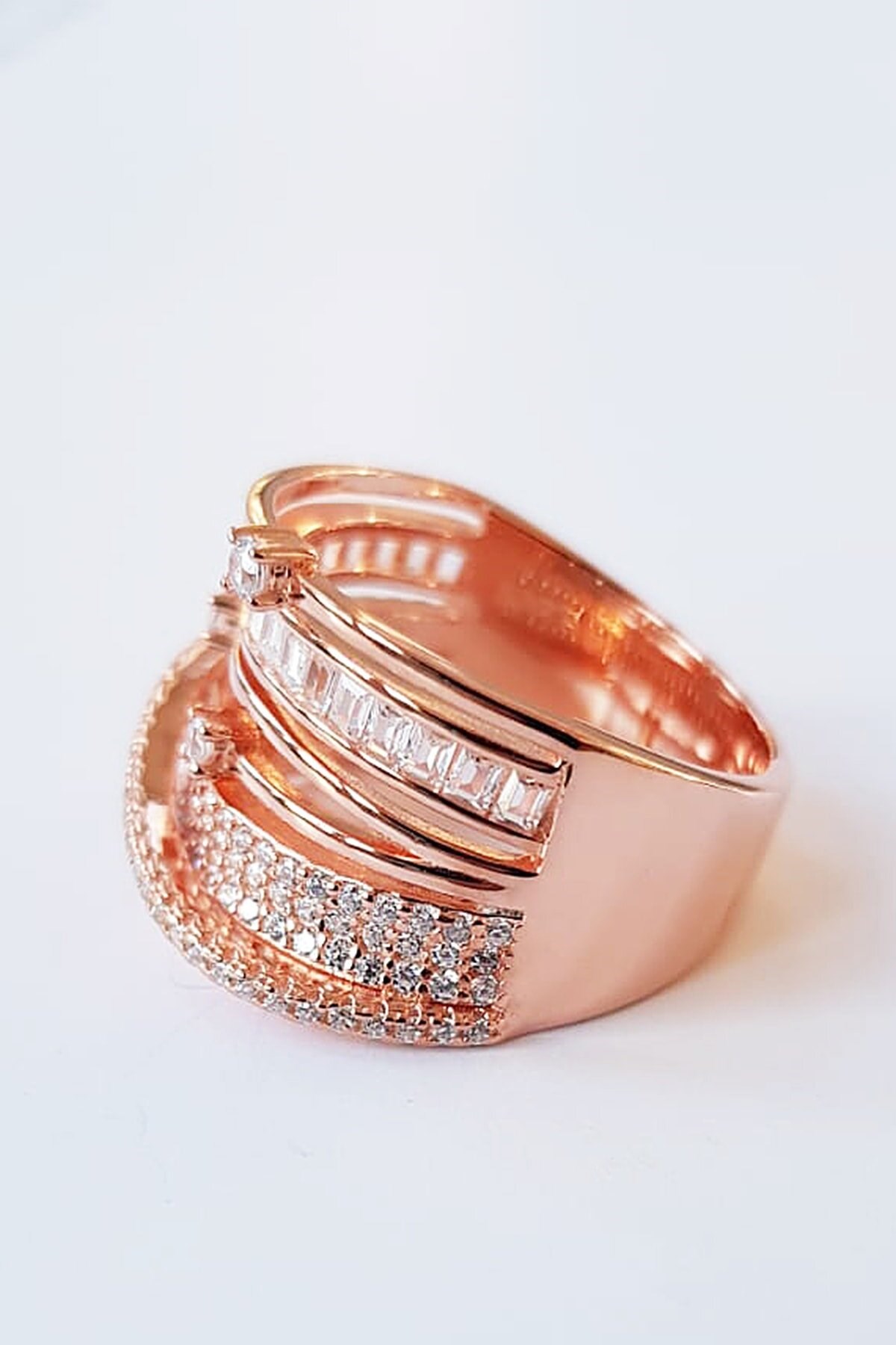 Italian Special Design Silver Ring