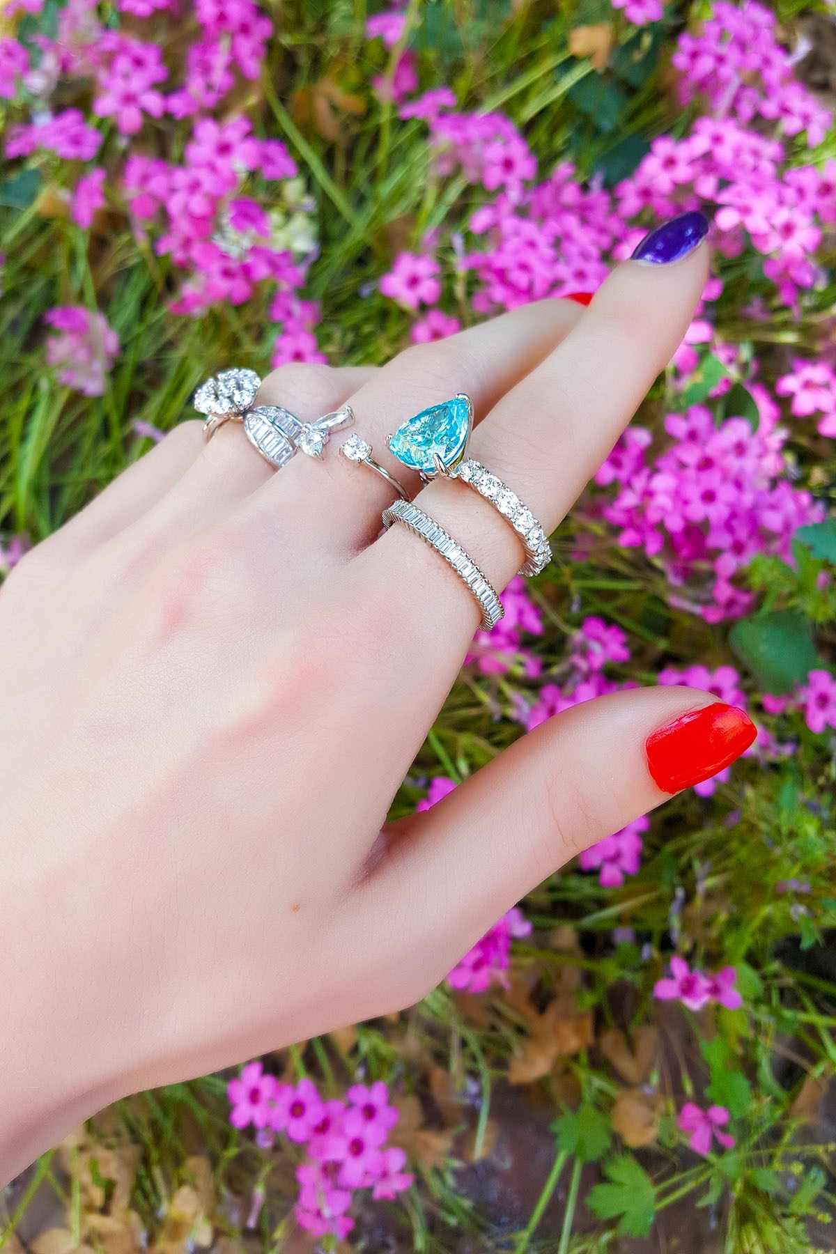 Imported Full Butterfly Silver Ring