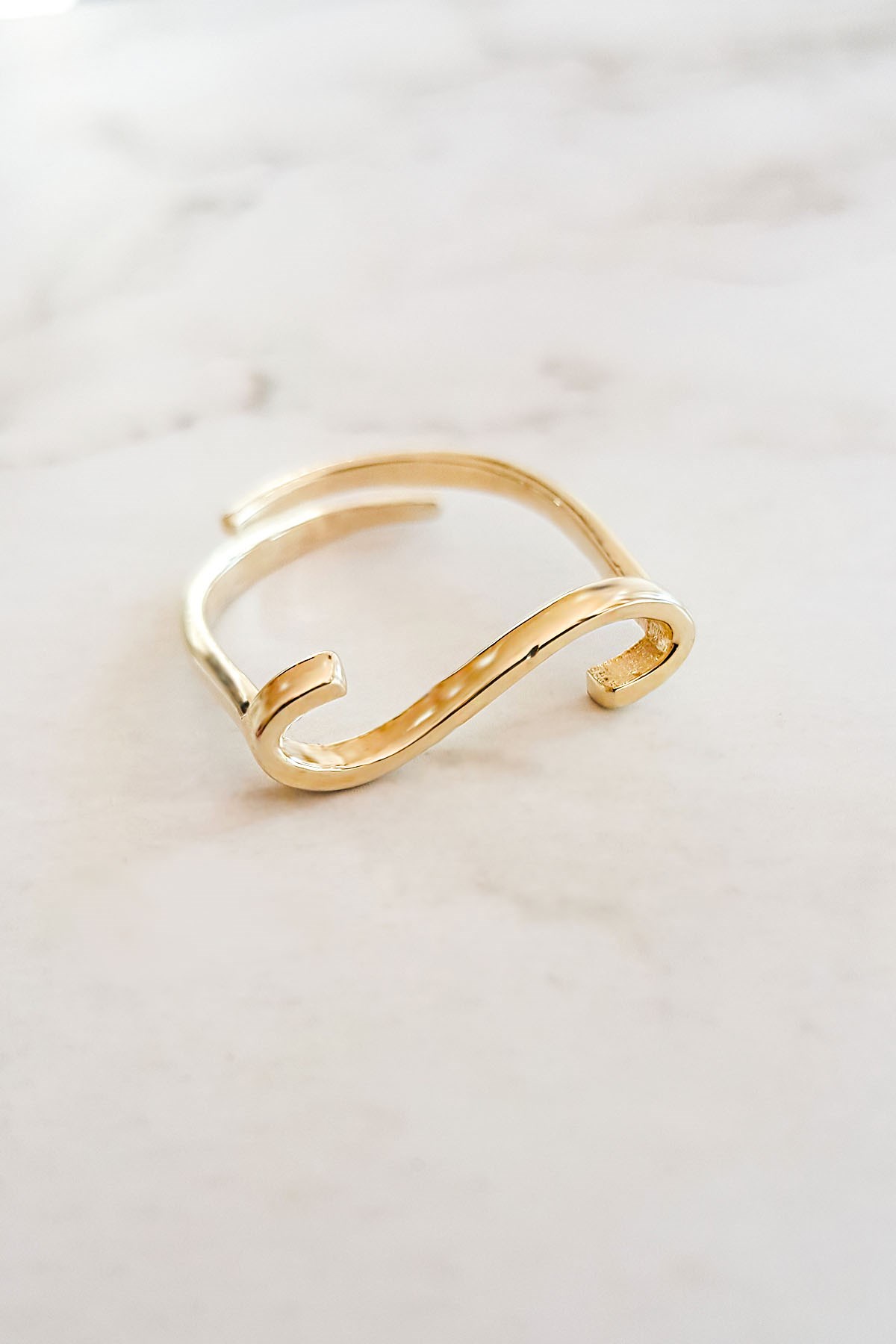 Letter S Silver Ring