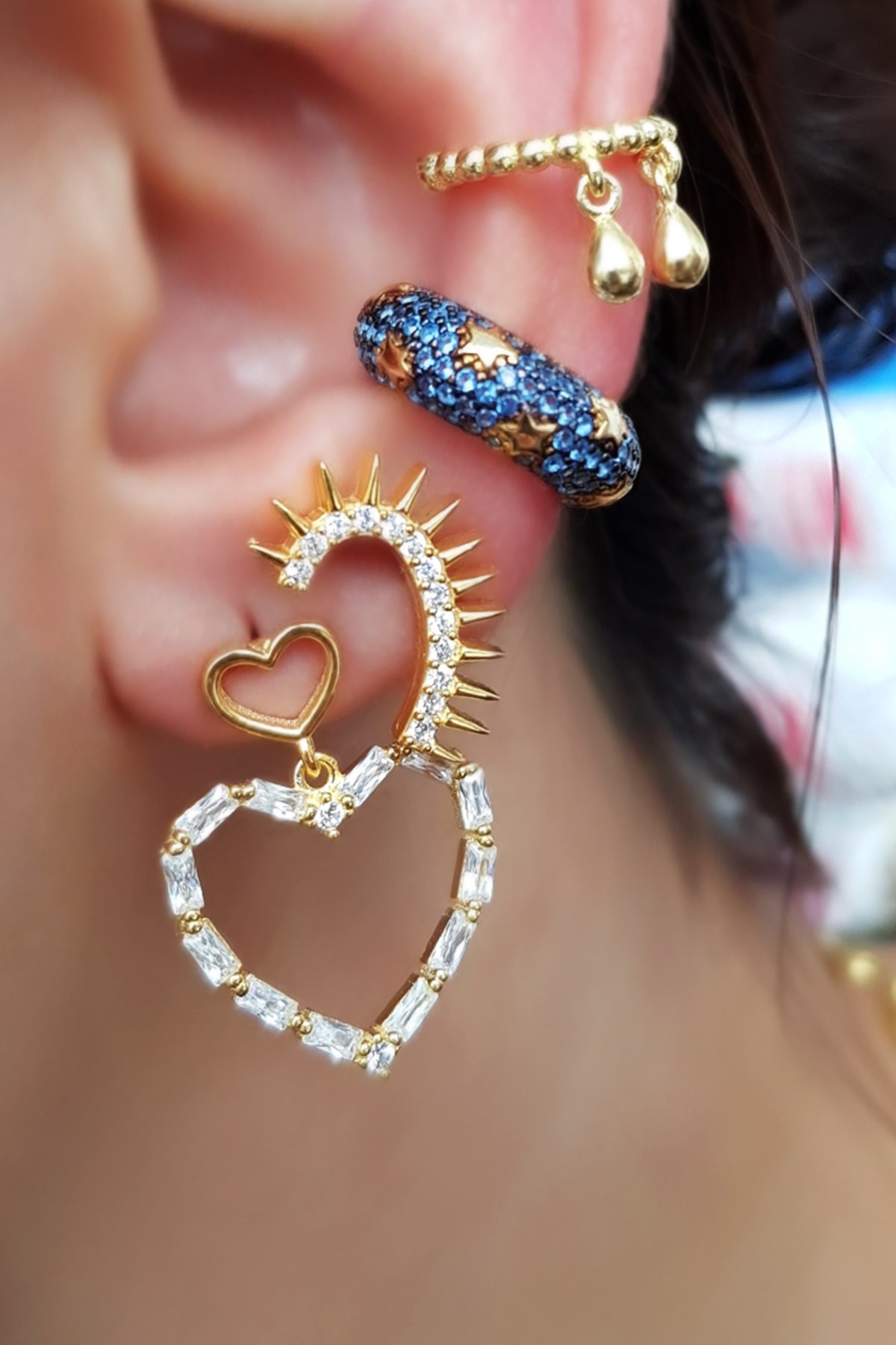 TEKLİ ANGY GÜMÜŞ KÜPE