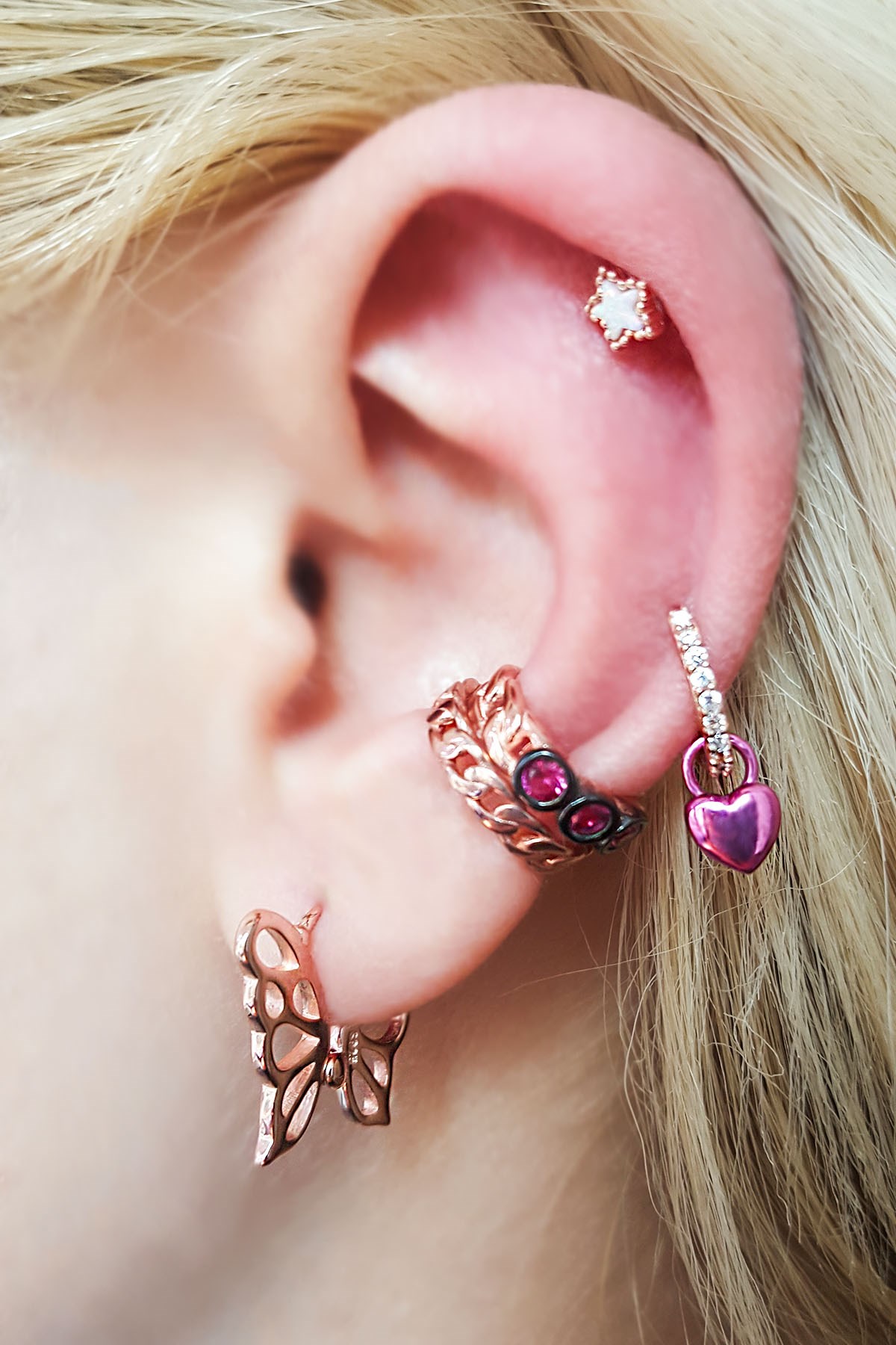 TEKLİ İTHAL KELEBEK GÜMÜŞ KÜPE