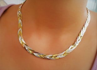 3LÜ DÜZ İTALYAN GÜMÜŞ KOLYE