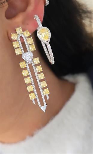 ÇİFT İTHAL BUZ KESİM TRİNİTY PREMİUM GÜMÜŞ KÜPE