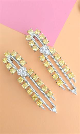 ÇİFT İTHAL BUZ KESİM TRİNİTY PREMİUM GÜMÜŞ KÜPE